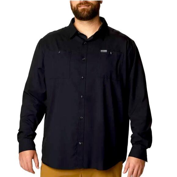 COLUMBIA Men's Utilizer Woven Long Sleeve Shirt Size XXL New with Tag MSRP $65 - Picture 1 of 9